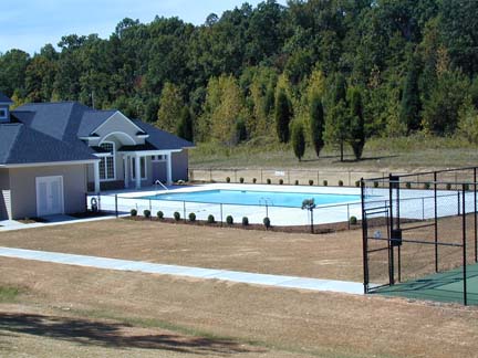 Pool & Clubhouse - Viewed from Harborgate Drive